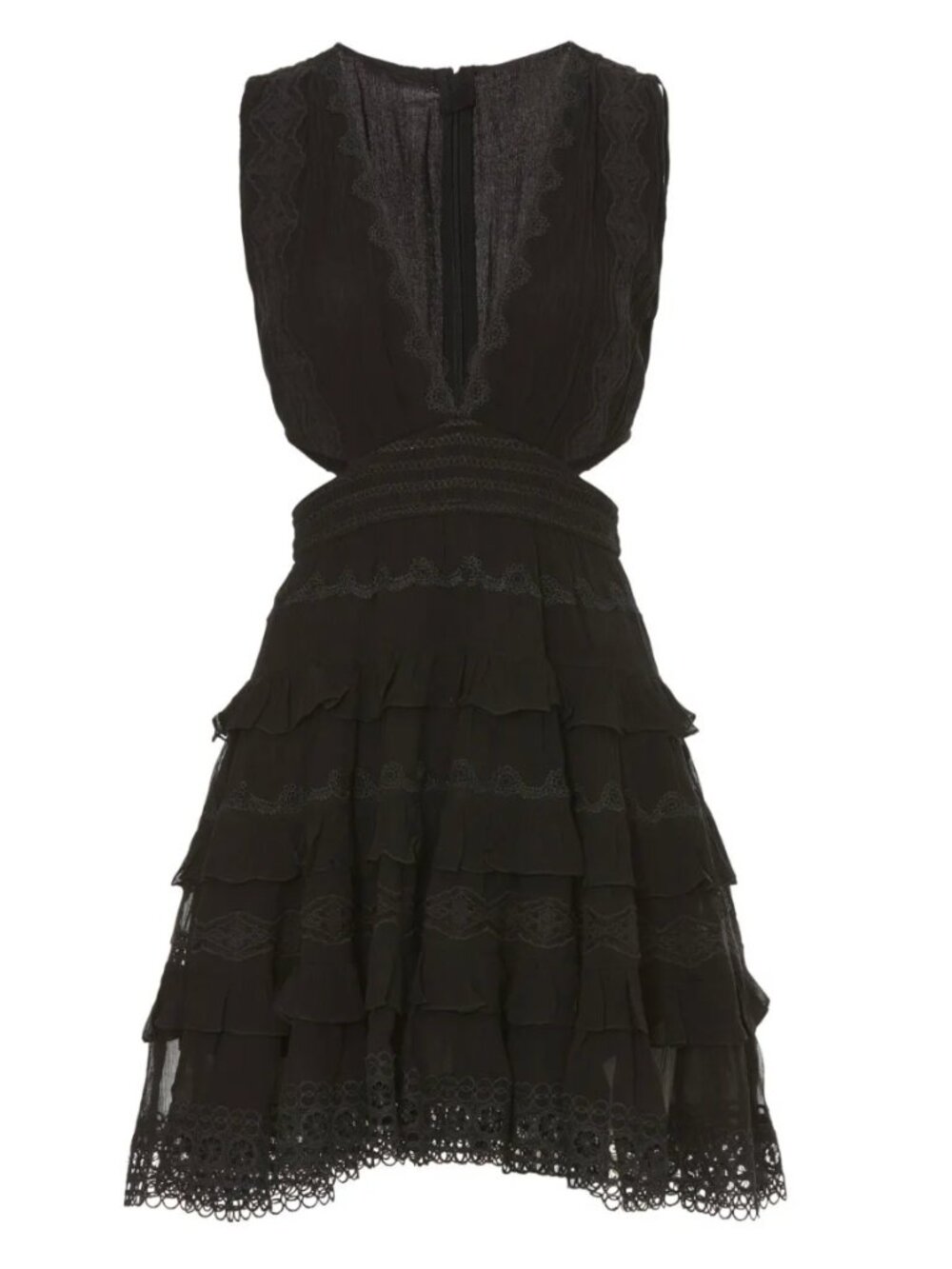 Rococo Sand Black Lace Dress, Retails for $436, Size Small